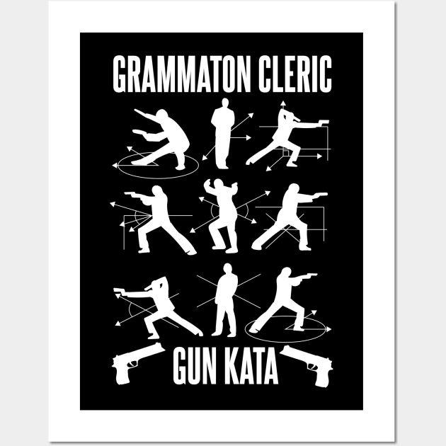 Grammaton Cleric Gun Kata Wall Art by Meta Cortex